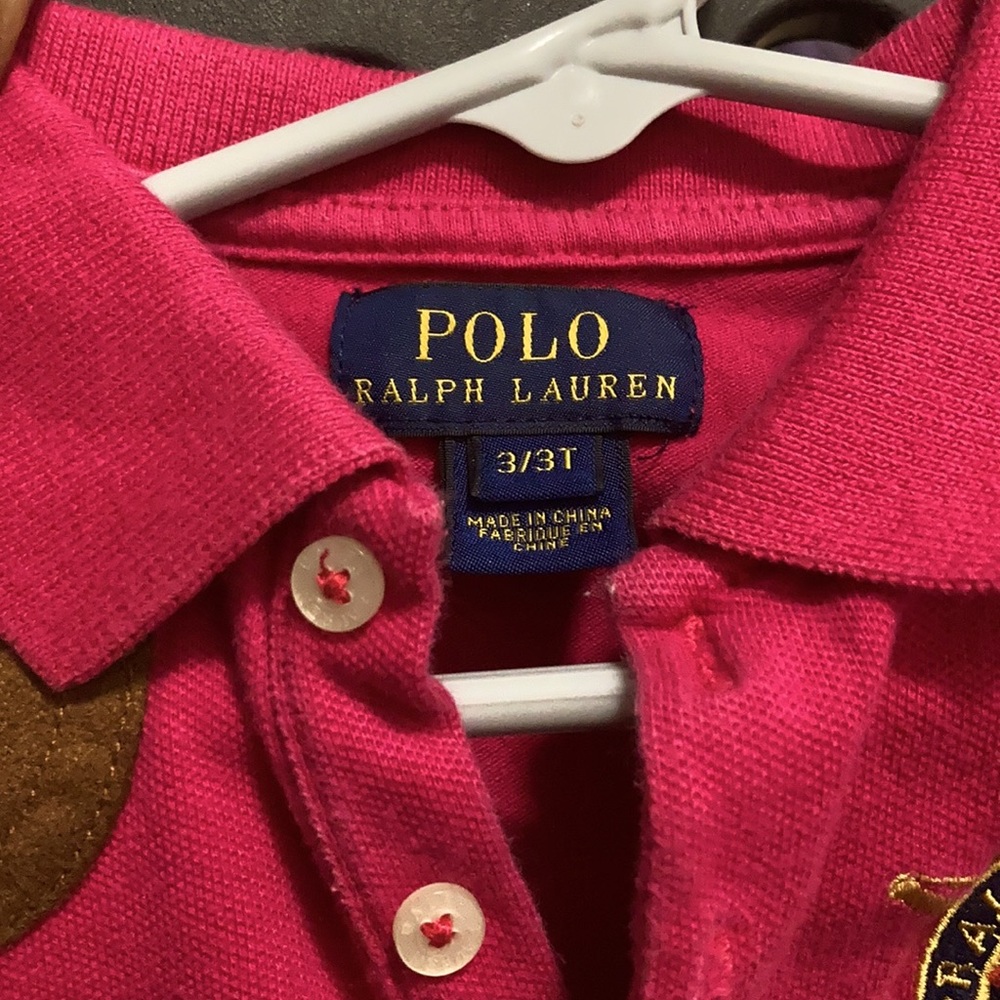 Authentic Polo Ralph Lauren toddler sized polo shirt